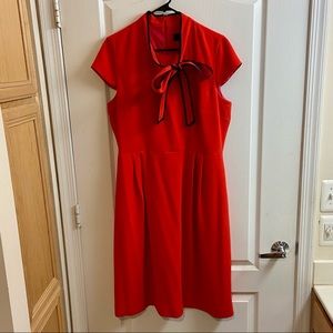 J Crew tie neck dress - 14 Tall- like new!